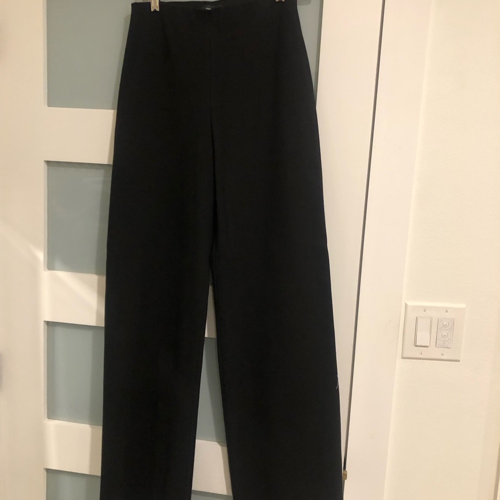 Theory Wide Leg Pant Black Size Small